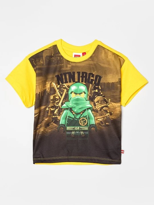 Zdjęcie produktu T-shirt z nadrukiem LEGO żółty
