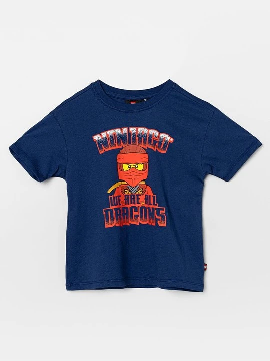 Zdjęcie produktu T-shirt z nadrukiem LEGO granatowy