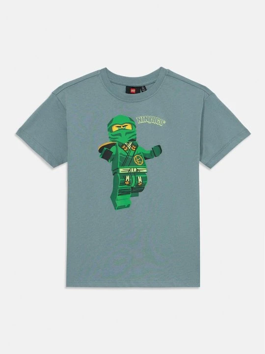Zdjęcie produktu T-shirt z nadrukiem LEGO zielony