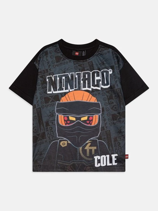 Zdjęcie produktu T-shirt z nadrukiem LEGO czarny