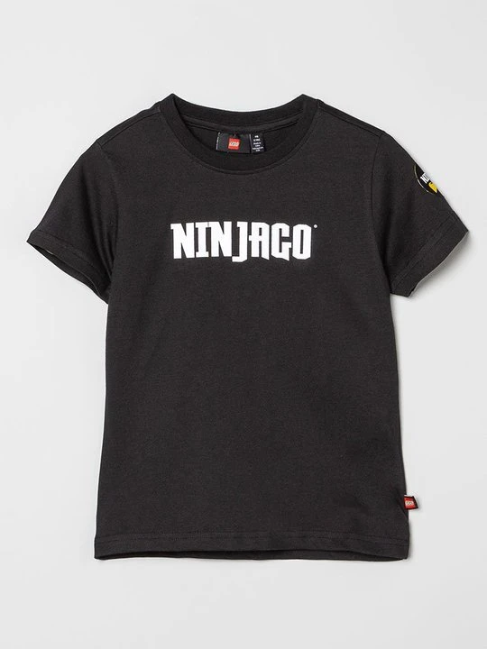 Zdjęcie produktu T-shirt z nadrukiem LEGO czarny