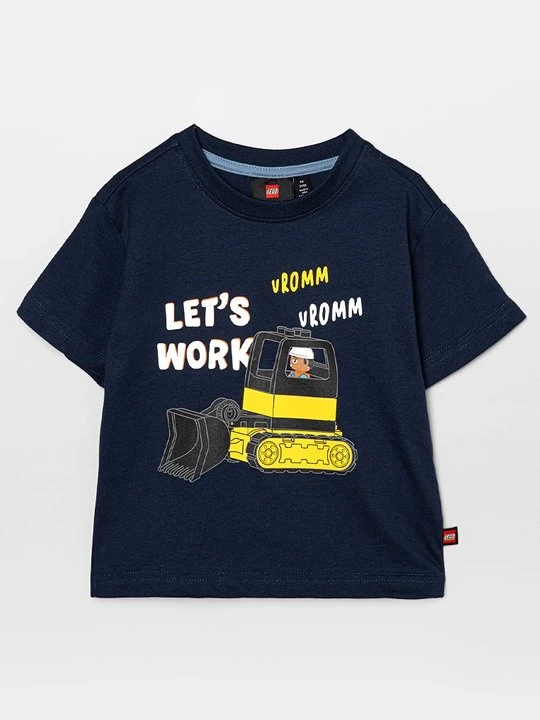 Zdjęcie produktu T-shirt z nadrukiem LEGO granatowy