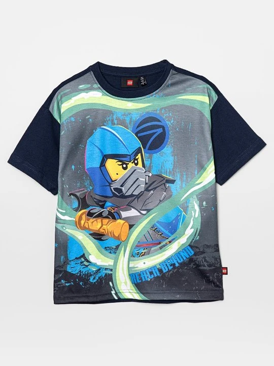 Zdjęcie produktu T-shirt z nadrukiem LEGO granatowy