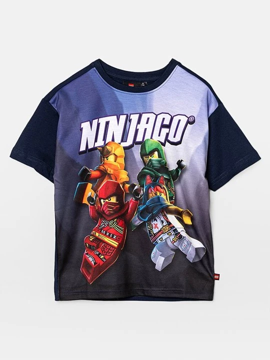 Zdjęcie produktu T-shirt z nadrukiem LEGO granatowy