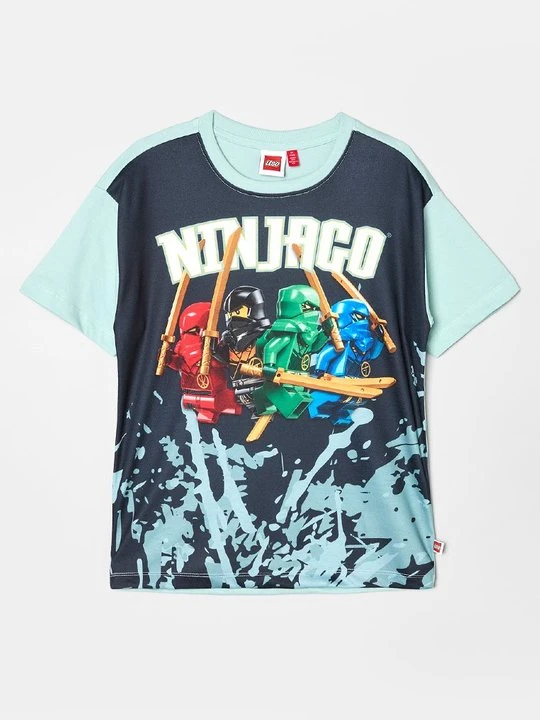 Zdjęcie produktu T-shirt z nadrukiem LEGO zielony