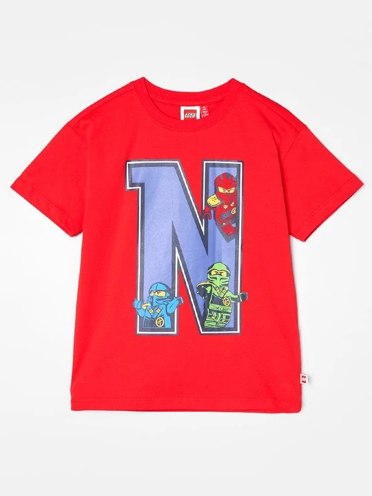 Zdjęcie produktu T-shirt z nadrukiem LEGO czerwony