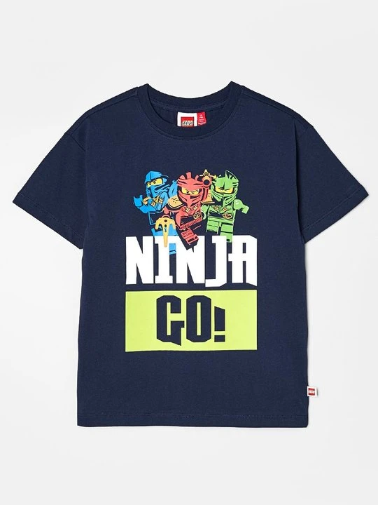 Zdjęcie produktu T-shirt z nadrukiem LEGO granatowy