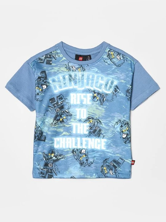 Zdjęcie produktu T-shirt z nadrukiem LEGO niebieski
