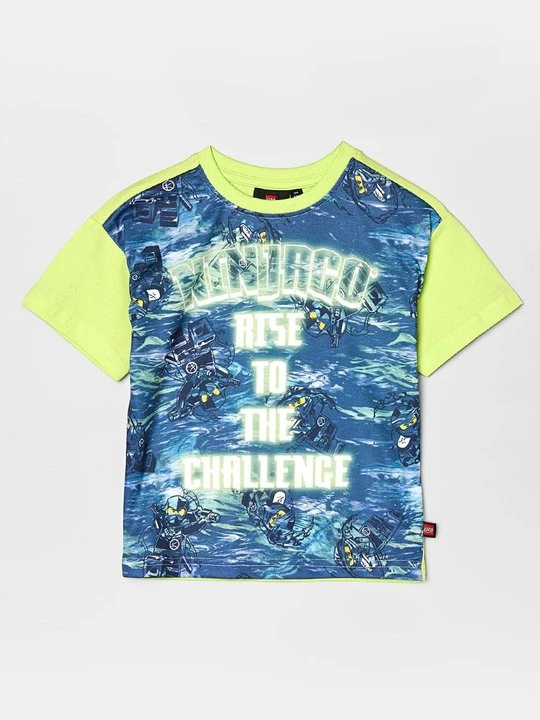 Zdjęcie produktu T-shirt z nadrukiem LEGO zielony