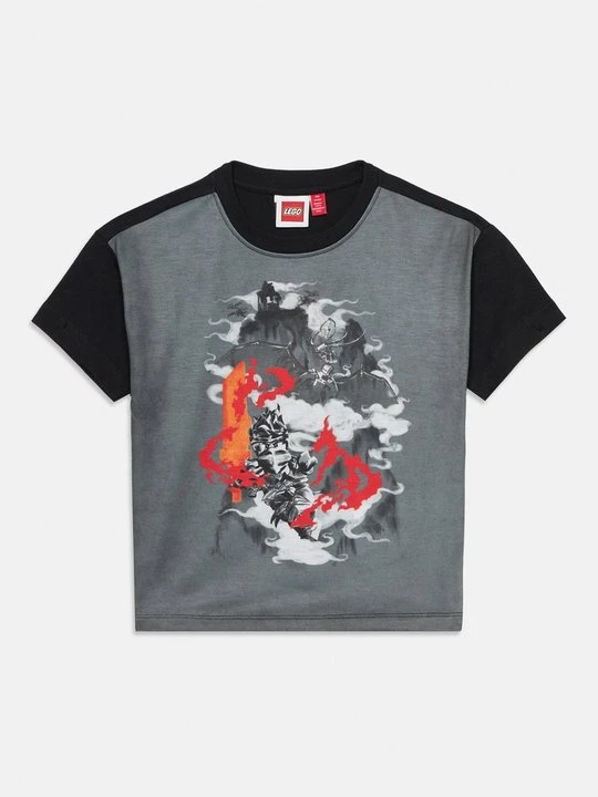 Zdjęcie produktu T-shirt z nadrukiem LEGO czarny