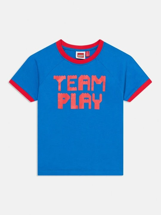 Zdjęcie produktu T-shirt z nadrukiem LEGO niebieski