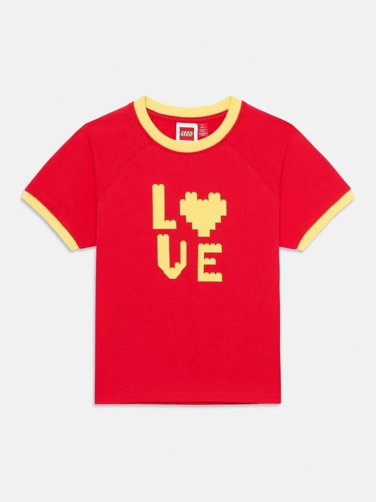 Zdjęcie produktu T-shirt z nadrukiem LEGO czerwony