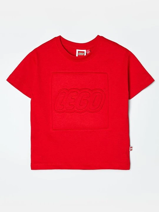 Zdjęcie produktu T-shirt z nadrukiem LEGO czerwony