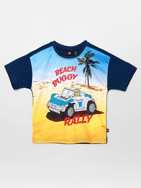 Zdjęcie produktu T-shirt z nadrukiem LEGO granatowy