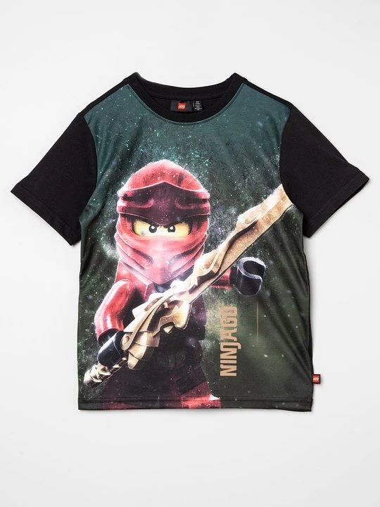 Zdjęcie produktu T-shirt z nadrukiem LEGO czarny