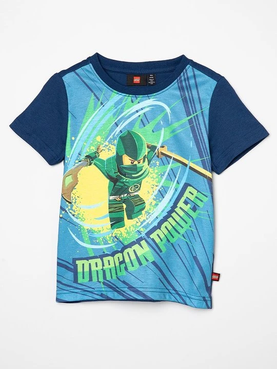 Zdjęcie produktu T-shirt z nadrukiem LEGO granatowy