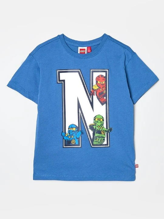 Zdjęcie produktu T-shirt z nadrukiem LEGO niebieski