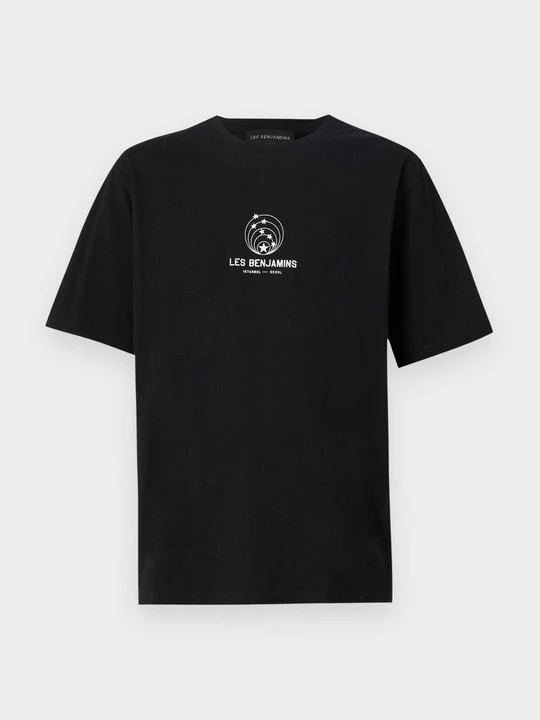 Zdjęcie produktu T-shirt z nadrukiem Les Benjamins czarny