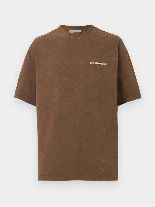 Zdjęcie produktu T-shirt z nadrukiem Les Benjamins brązowy