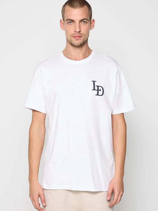 Zdjęcie produktu T-shirt z nadrukiem Les Deux biały