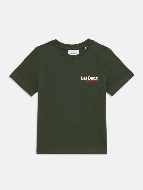 Zdjęcie produktu T-shirt z nadrukiem Les Deux zielony
