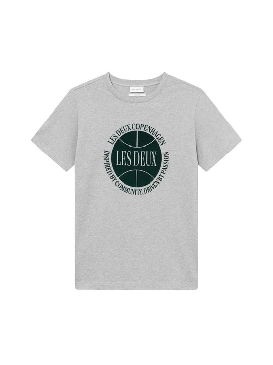 Zdjęcie produktu T-shirt z nadrukiem Les Deux jasnoszary
