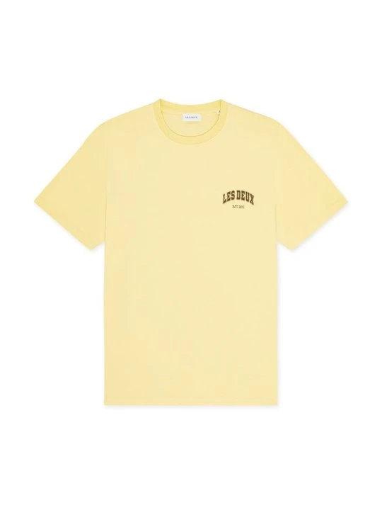 Zdjęcie produktu T-shirt z nadrukiem Les Deux jasnożółty