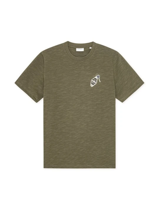 Zdjęcie produktu T-shirt z nadrukiem Les Deux khaki