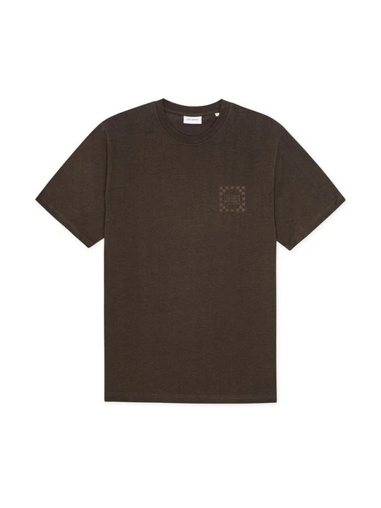 Zdjęcie produktu T-shirt z nadrukiem Les Deux ciemnobrązowy