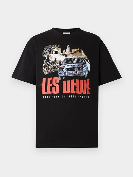 Zdjęcie produktu T-shirt z nadrukiem Les Deux czarny