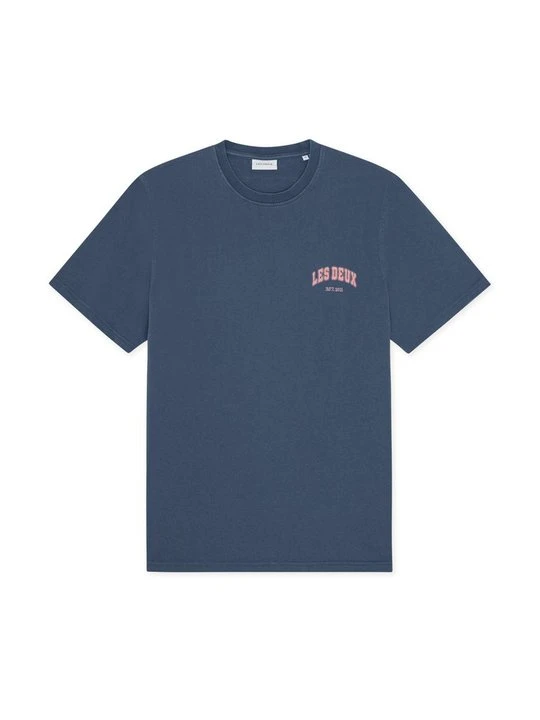 Zdjęcie produktu T-shirt z nadrukiem Les Deux granatowy