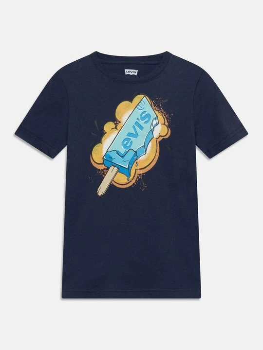 Zdjęcie produktu T-shirt z nadrukiem Levi's granatowy