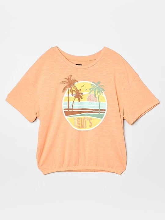 Zdjęcie produktu T-shirt z nadrukiem Levi's beżowy