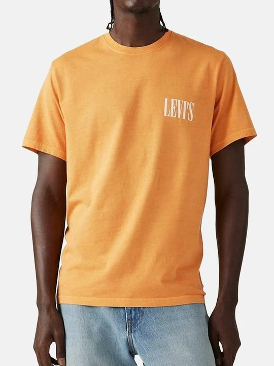 Zdjęcie produktu T-shirt z nadrukiem Levi's pomarańczowy