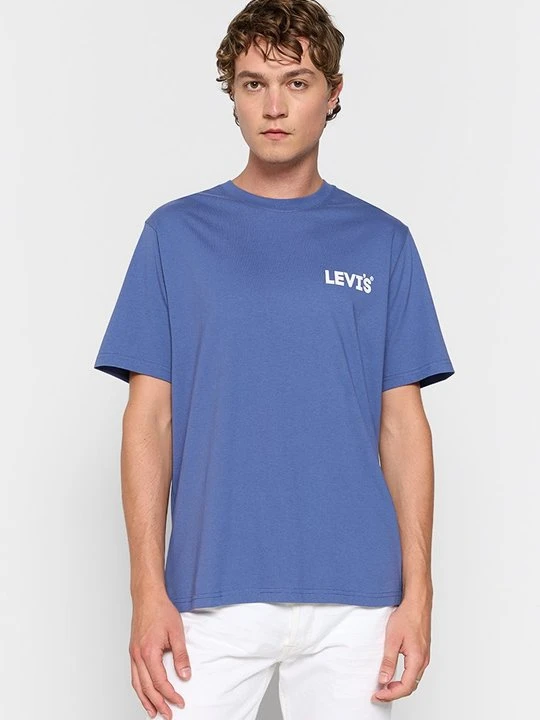 Zdjęcie produktu T-shirt z nadrukiem Levi's niebieski