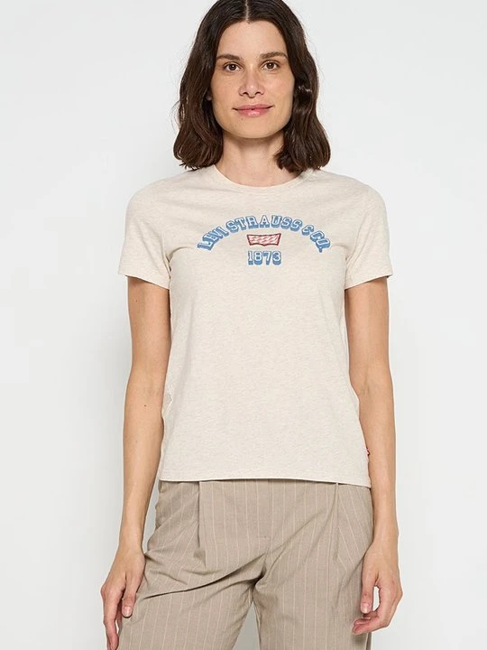 Zdjęcie produktu T-shirt z nadrukiem Levi's mleczny