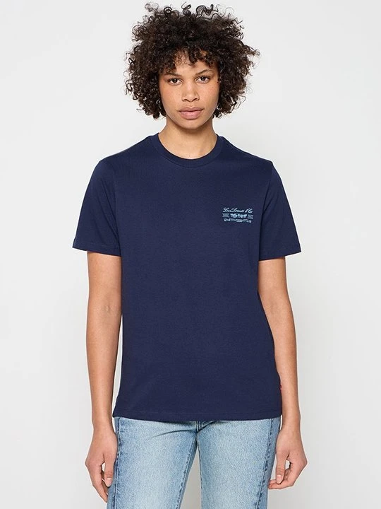 Zdjęcie produktu T-shirt z nadrukiem Levi's niebieski