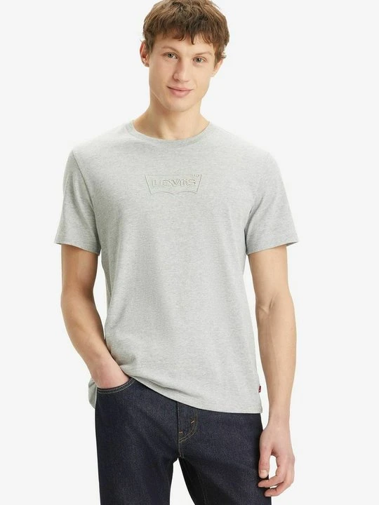 Zdjęcie produktu T-shirt z nadrukiem Levi's szary melanż