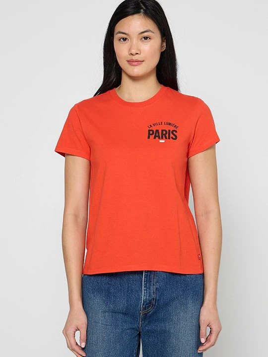 Zdjęcie produktu T-shirt z nadrukiem Levi's czerwony