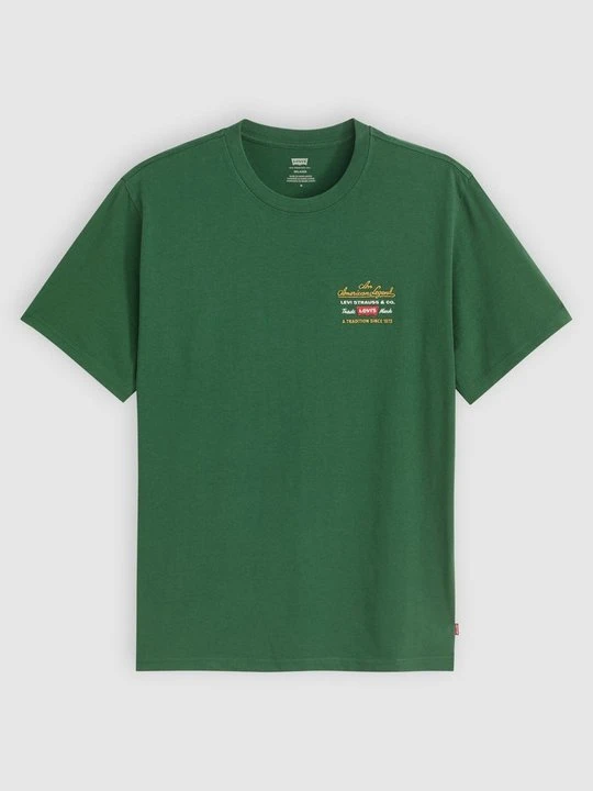 Zdjęcie produktu T-shirt z nadrukiem Levi's ciemnozielony