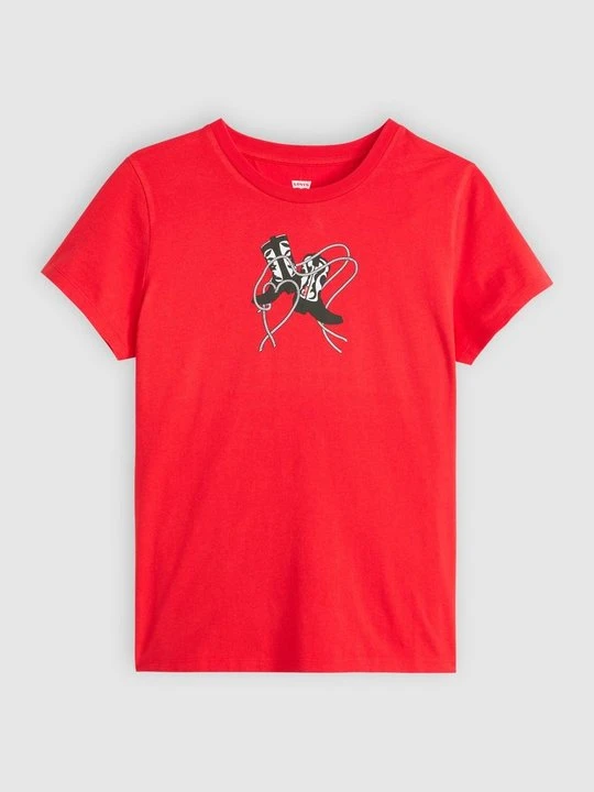 Zdjęcie produktu T-shirt z nadrukiem Levi's czerwony