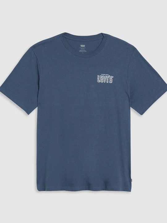 Zdjęcie produktu T-shirt z nadrukiem Levi's granatowy