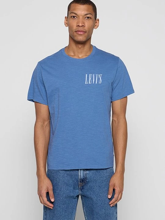 Zdjęcie produktu T-shirt z nadrukiem Levi's niebieski