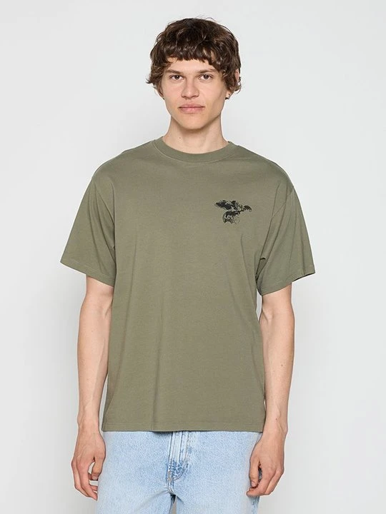 Zdjęcie produktu T-shirt z nadrukiem Levi's oliwkowy