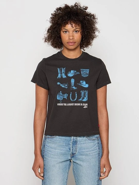 Zdjęcie produktu T-shirt z nadrukiem Levi's czarny