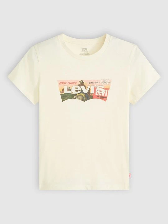 Zdjęcie produktu T-shirt z nadrukiem Levi's mleczny