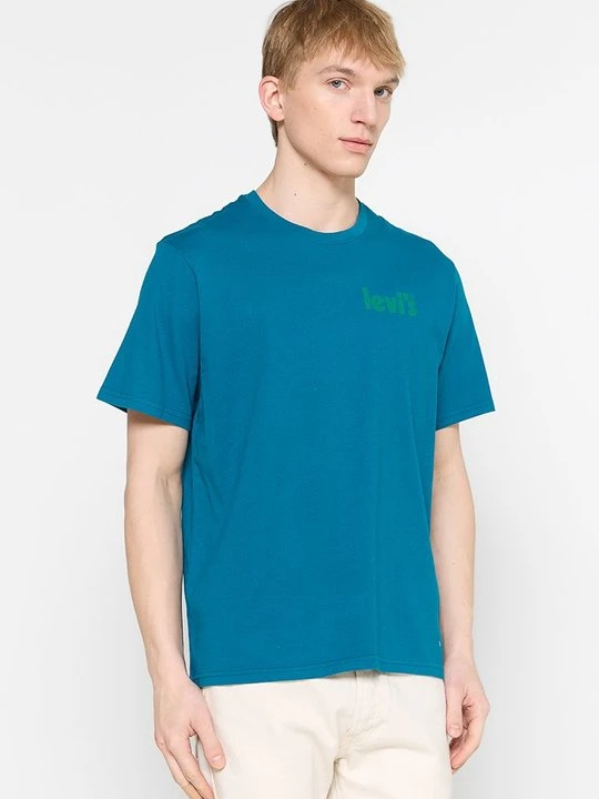 Zdjęcie produktu T-shirt z nadrukiem Levi's niebieski