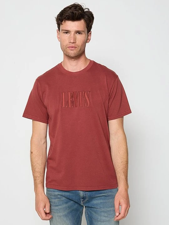 Zdjęcie produktu T-shirt z nadrukiem Levi's czerwony