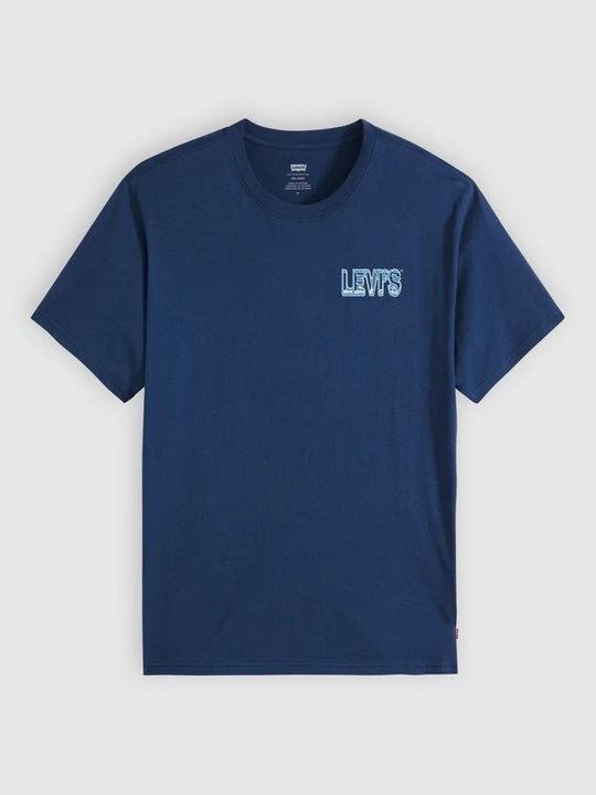 Zdjęcie produktu T-shirt z nadrukiem Levi's granatowy