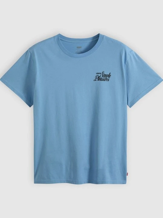 Zdjęcie produktu T-shirt z nadrukiem Levi's granatowy